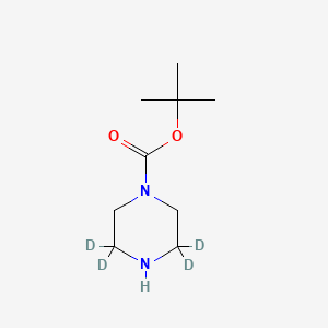 molecular formula C9H18N2O2 B13445510 N-Boc-piperazine-d4 