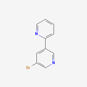 molecular formula C10H7BrN2 B1344564 5'-Bromo-2,3'-bipyridine CAS No. 35989-02-7