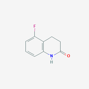 molecular formula C9H8FNO B1344566 5-Fluoro-3,4-dihydroquinolin-2(1H)-one CAS No. 116434-95-8