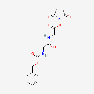 molecular formula C16H17N3O7 B1344567 Z-Gly-gly-osu CAS No. 32943-08-1