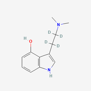 molecular formula C12H16N2O B13445734 Psilocin-d4 