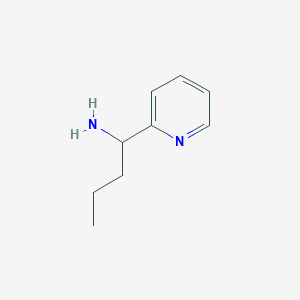 molecular formula C9H14N2 B1344581 1-(Pyridin-2-yl)butan-1-amine CAS No. 90565-26-7