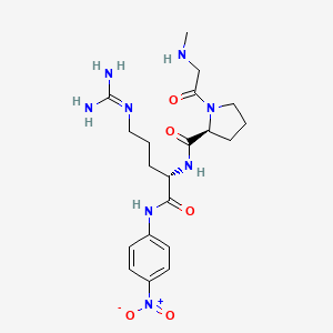 molecular formula C20H30N8O5 B1344587 Sar-Pro-Arg-pNA 