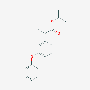 molecular formula C18H20O3 B13445957 Fenoprofen Isopropyl Ester 