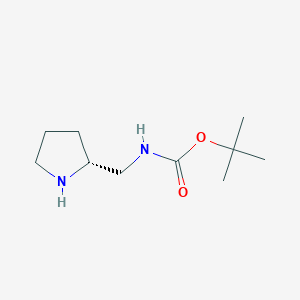 molecular formula C10H20N2O2 B1344606 (r)-Tert-butyl pyrrolidin-2-ylmethylcarbamate CAS No. 719999-54-9