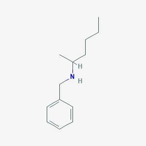 molecular formula C13H21N B1344607 N-benzylhexan-2-amine CAS No. 61806-77-7