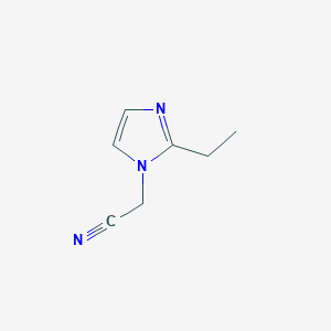 (2-ethyl-1H-imidazol-1-yl)acetonitrile