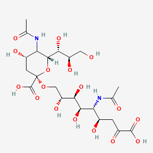 molecular formula C22H36N2O17 B13446080 N-Acetyl-9-O-(N-acetyl-beta-neuraminosyl)-neuraminic Acid 