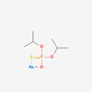 molecular formula C6H14NaO3PS B13446173 Sodium;oxido-di(propan-2-yloxy)-sulfanylidene-lambda5-phosphane 