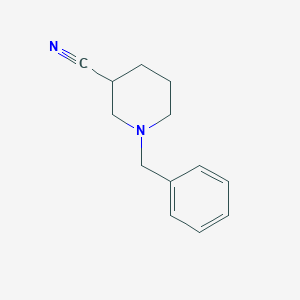 molecular formula C13H16N2 B1344618 1-Benzylpiperidine-3-carbonitrile CAS No. 91820-96-1