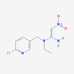 molecular formula C10H13ClN4O2 B13446195 Nitenpyram-N-desmethyl 