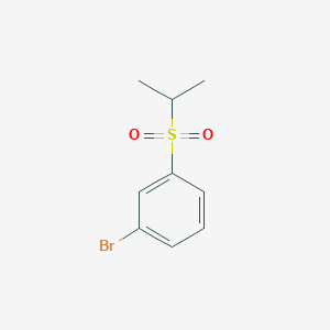molecular formula C9H11BrO2S B1344627 1-Bromo-3-(isopropylsulfonyl)benzene CAS No. 70399-01-8