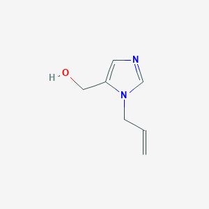 molecular formula C7H10N2O B1344634 (1-Allyl-1H-imidazol-5-YL)-methanol CAS No. 329378-97-4
