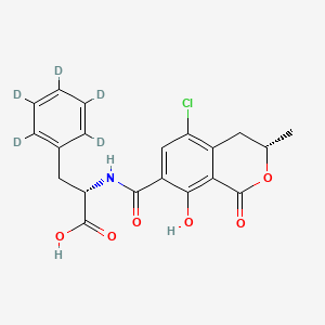 molecular formula C20H18ClNO6 B13446419 3-epi-Ochratoxin A-d5 