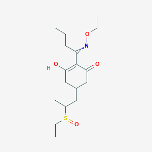 molecular formula C17H29NO4S B13446437 Sethoxydim sulfoxide CAS No. 114480-24-9