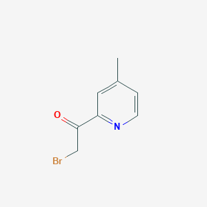 molecular formula C8H8BrNO B1344646 2-溴-1-(4-甲基吡啶-2-基)乙酮 CAS No. 759442-78-9