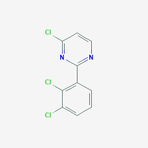 molecular formula C10H5Cl3N2 B13446460 4-Chloro-2-(2,3-dichlorophenyl)pyrimidine 