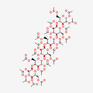 molecular formula C76H102O51 B13446574 Eicosaacetylmaltohexaose 
