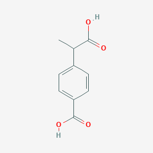 molecular formula C10H10O4 B134466 4-(1-Carboxyethyl)benzoic acid CAS No. 67381-50-4