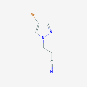 3-(4-bromo-1H-pyrazol-1-yl)propanenitrile