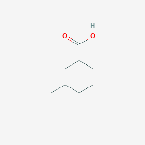 molecular formula C9H16O2 B1344708 3,4-Dimethylcyclohexane-1-carboxylic acid CAS No. 681448-23-7