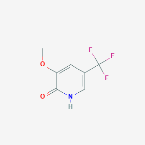 molecular formula C7H6F3NO2 B1344711 2-Hydroxy-3-methoxy-5-(trifluoromethyl)pyridine CAS No. 124432-62-8