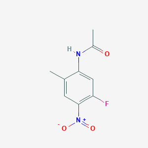 molecular formula C9H9FN2O3 B1344722 N-(5-Fluoro-2-methyl-4-nitrophenyl)acetamide CAS No. 633327-49-8
