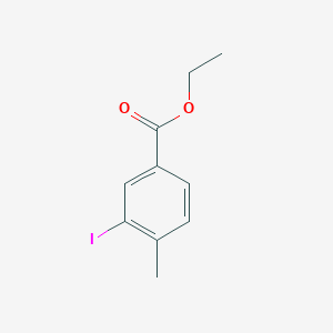 molecular formula C10H11IO2 B1344725 Ethyl 3-iodo-4-methylbenzoate CAS No. 859212-59-2
