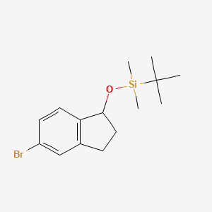 (5-bromo-2,3-dihydro-1H-inden-1-yloxy)(tert-butyl)dimethylsilane