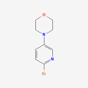 molecular formula C9H11BrN2O B1344745 4-(6-Bromopyridin-3-yl)morpholine CAS No. 952582-08-0