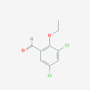 molecular formula C9H8Cl2O2 B1344748 3,5-Dichloro-2-ethoxybenzaldehyde CAS No. 309718-08-9