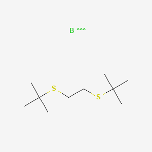 molecular formula C10H28B2S2 B1344750 Borane;2-(2-tert-butylsulfanylethylsulfanyl)-2-methyl-propane CAS No. 71522-78-6