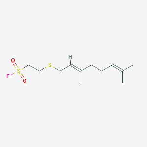 molecular formula C12H21FO2S2 B13447515 PMPMEase-IN-1 