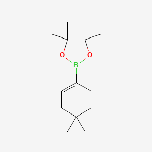molecular formula C14H25BO2 B1344772 2-(4,4-Dimethylcyclohex-1-en-1-yl)-4,4,5,5-tetramethyl-1,3,2-dioxaborolane CAS No. 859217-67-7