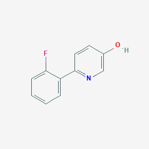 molecular formula C11H8FNO B1344776 6-(2-Fluorophenyl)pyridin-3-ol CAS No. 859538-49-1