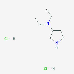 molecular formula C8H20Cl2N2 B1344779 N,N-Diethyl-3-pyrrolidinamine dihydrochloride 