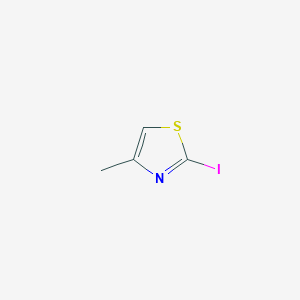 molecular formula C4H4INS B1344785 2-碘-4-甲基噻唑 CAS No. 34203-25-3