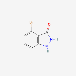 molecular formula C7H5BrN2O B1344786 4-bromo-1H-indazol-3(2H)-one CAS No. 864845-15-8