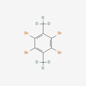 molecular formula C8H6Br4 B13447982 2,3,5,6-Tetrabromo-p-xylene-d6 
