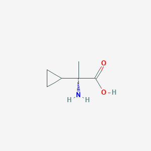 molecular formula C6H11NO2 B13447988 (2S)-2-amino-2-cyclopropylpropanoic acid 