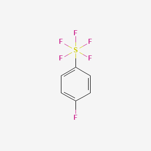 molecular formula C6H4F6S B1344802 4-Fluorophenylsulfur Pentafluoride CAS No. 1063625-86-4