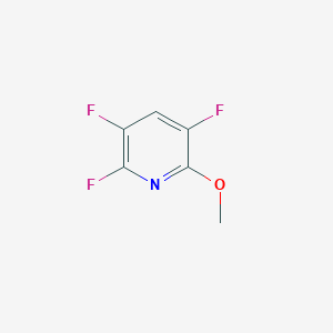 molecular formula C6H4F3NO B1344803 2,3,5-trifluoro-6-methoxypyridine CAS No. 3746-18-7