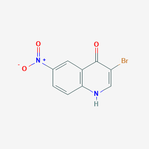 molecular formula C9H5BrN2O3 B13448036 3-Bromo-6-nitroquinolin-4-ol CAS No. 1397199-11-9