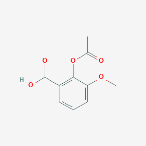 molecular formula C10H10O5 B1344808 2-(Acetyloxy)-3-methoxybenzoic acid CAS No. 2554-82-7