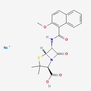 molecular formula C20H20N2NaO5S B13448080 Desmethyl Nafcillin Sodium Salt 