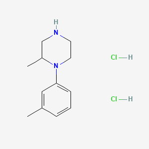 molecular formula C12H20Cl2N2 B13448081 2-Methyl-1-(3-methylphenyl)piperazine dihydrochloride 