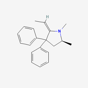 molecular formula C20H23N B13448103 [S-(E)]-2-Ethylidene-1,5-dimethyl-3,3-diphenyl-pyrrolidine (S-EDDP) 