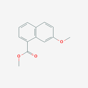molecular formula C13H12O3 B13448152 Methyl 7-methoxynaphthalene-1-carboxylate CAS No. 91903-17-2