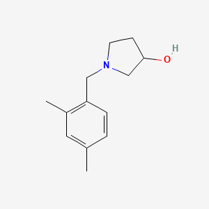 molecular formula C13H19NO B13448167 1-[(2,4-Dimethylphenyl)methyl]pyrrolidin-3-ol 