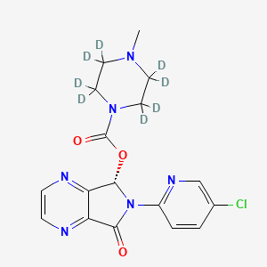 molecular formula C17H17ClN6O3 B13448204 Eszopiclone-d8 